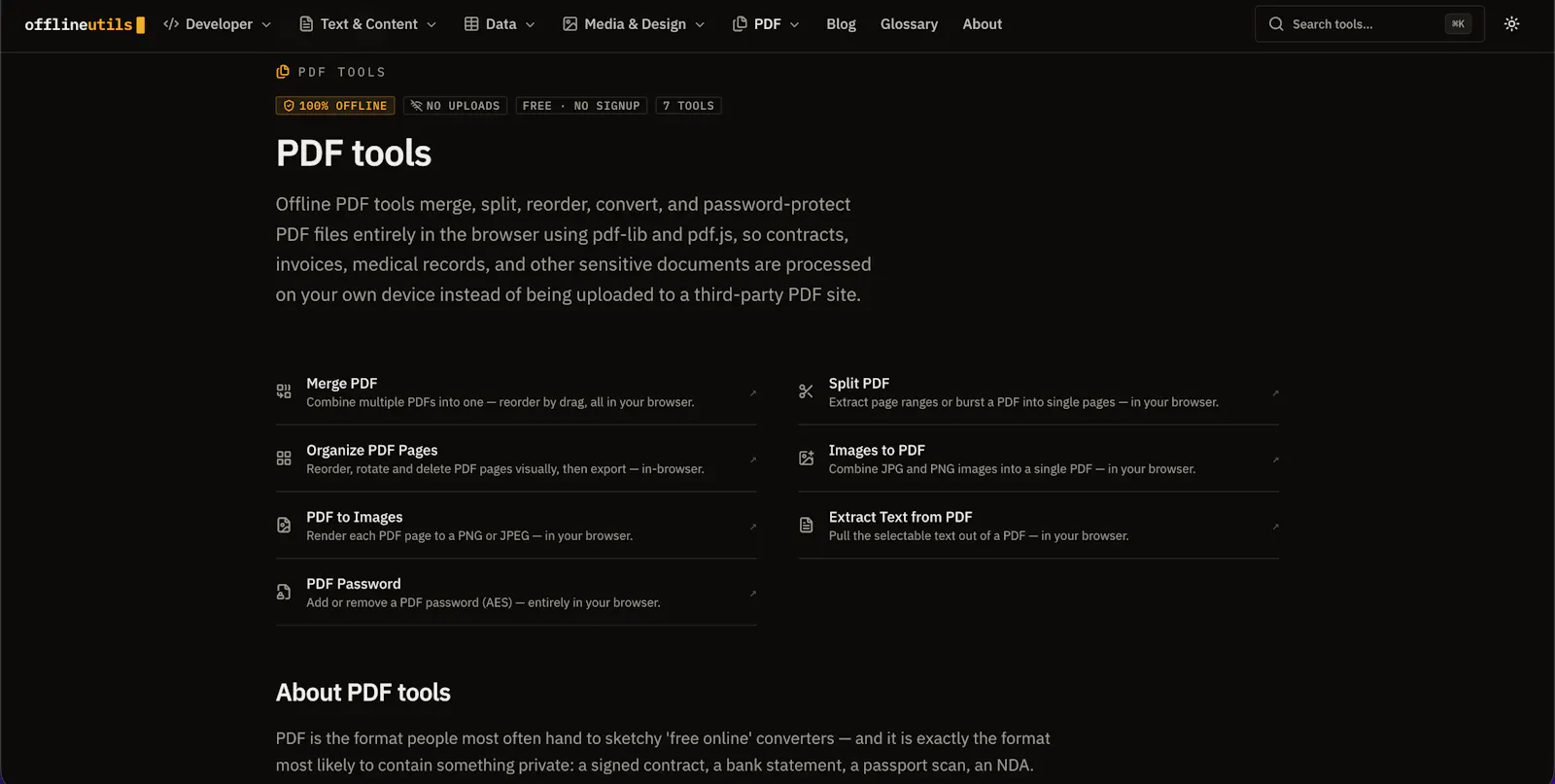 offlineutils.com screenshot 7