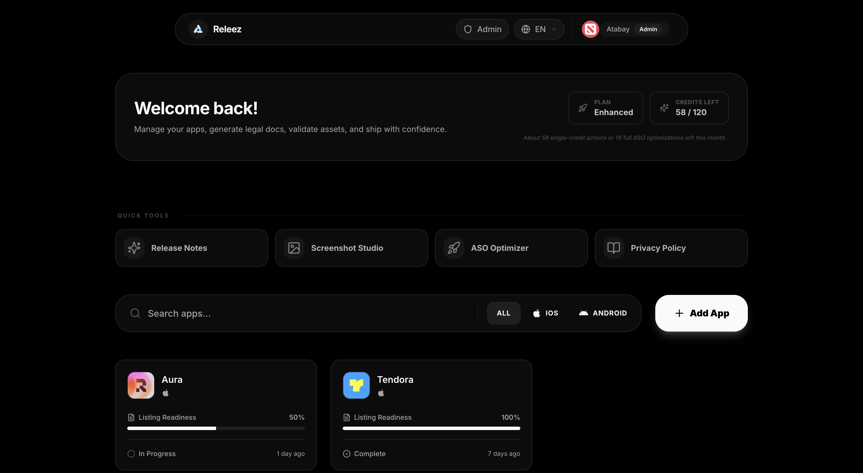 Releez - Your app release co-pilot gallery image