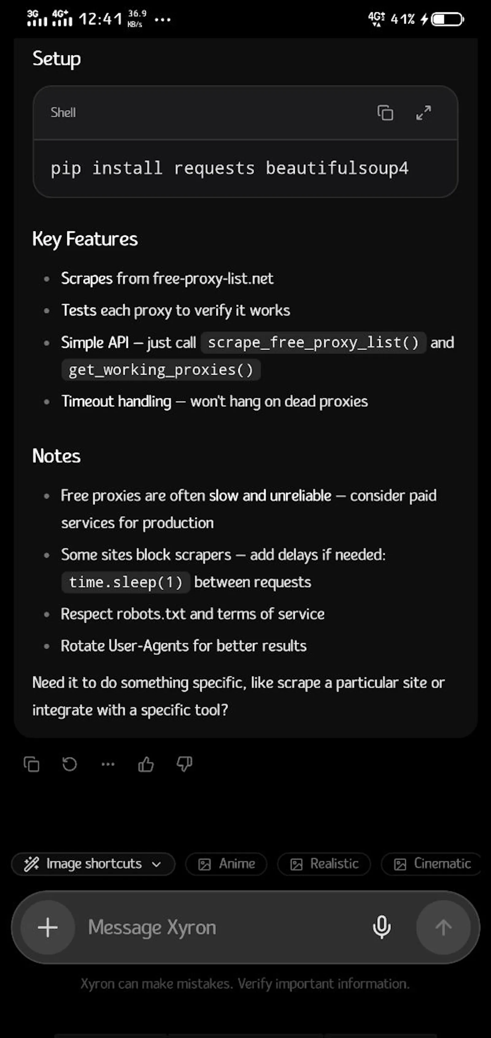 Xryon ai screenshot 1
