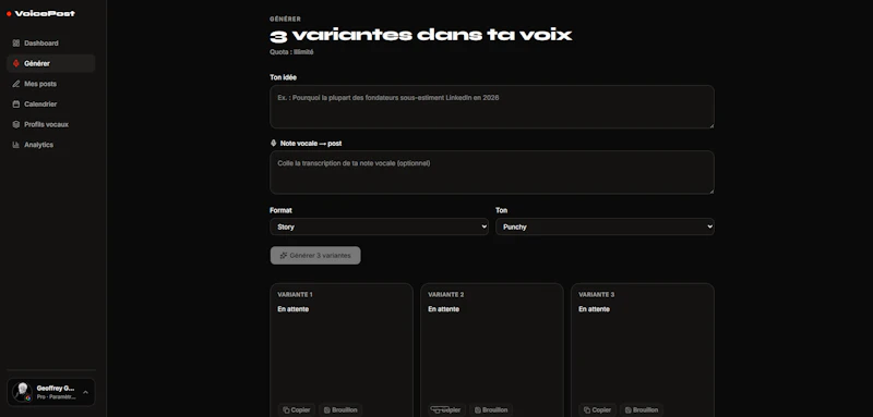 VoicePost AI screenshot 3