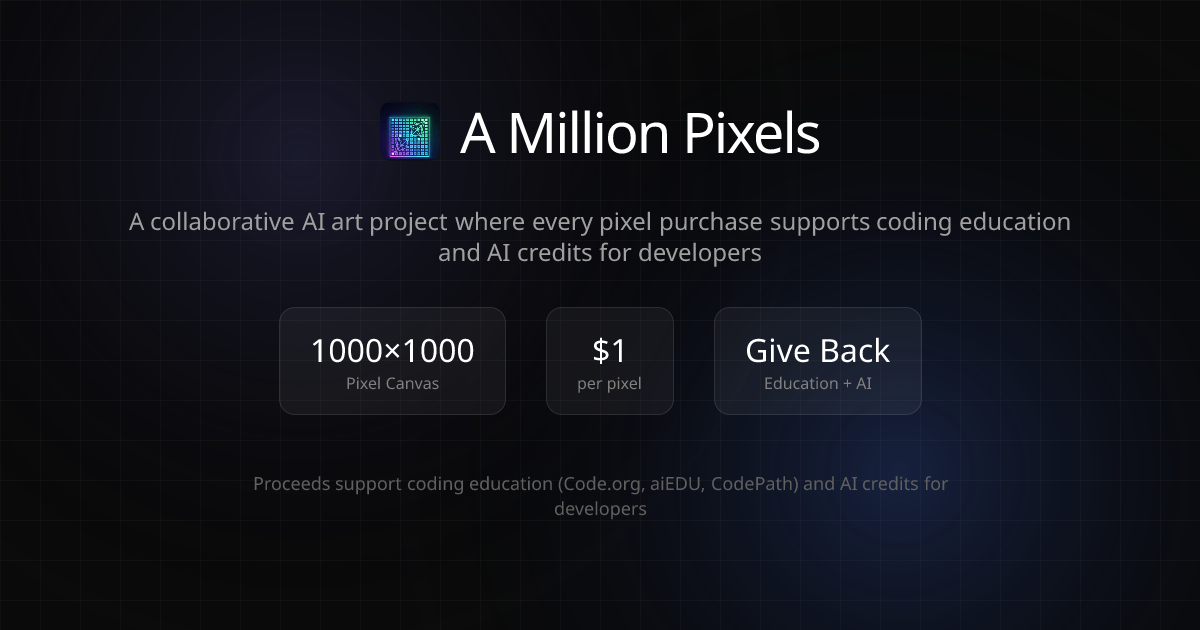 A Million Pixels gallery image