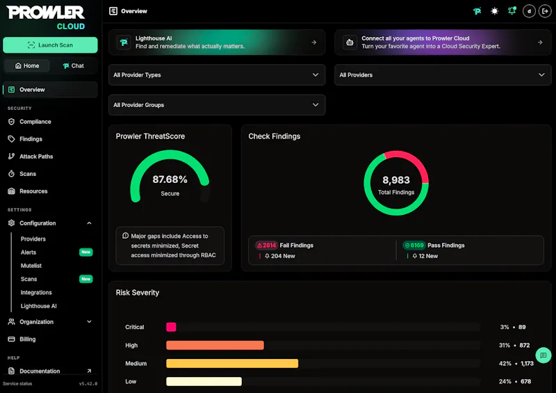 Prowler Cloud screenshot 2