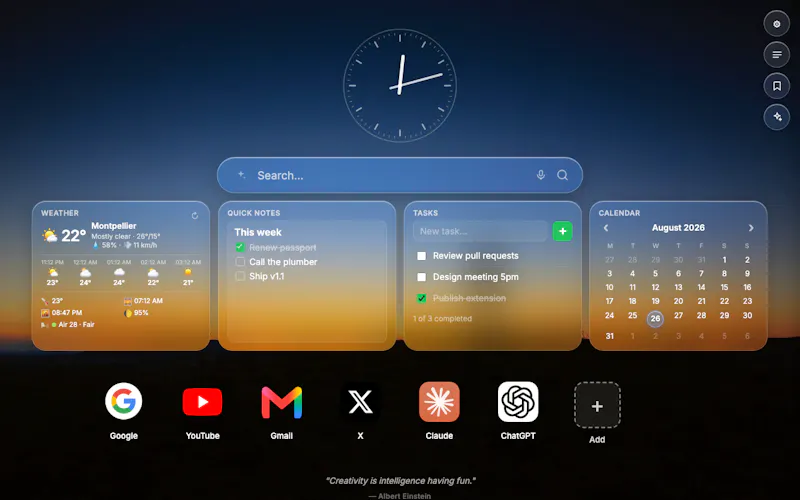 Éclat Tab screenshot 3