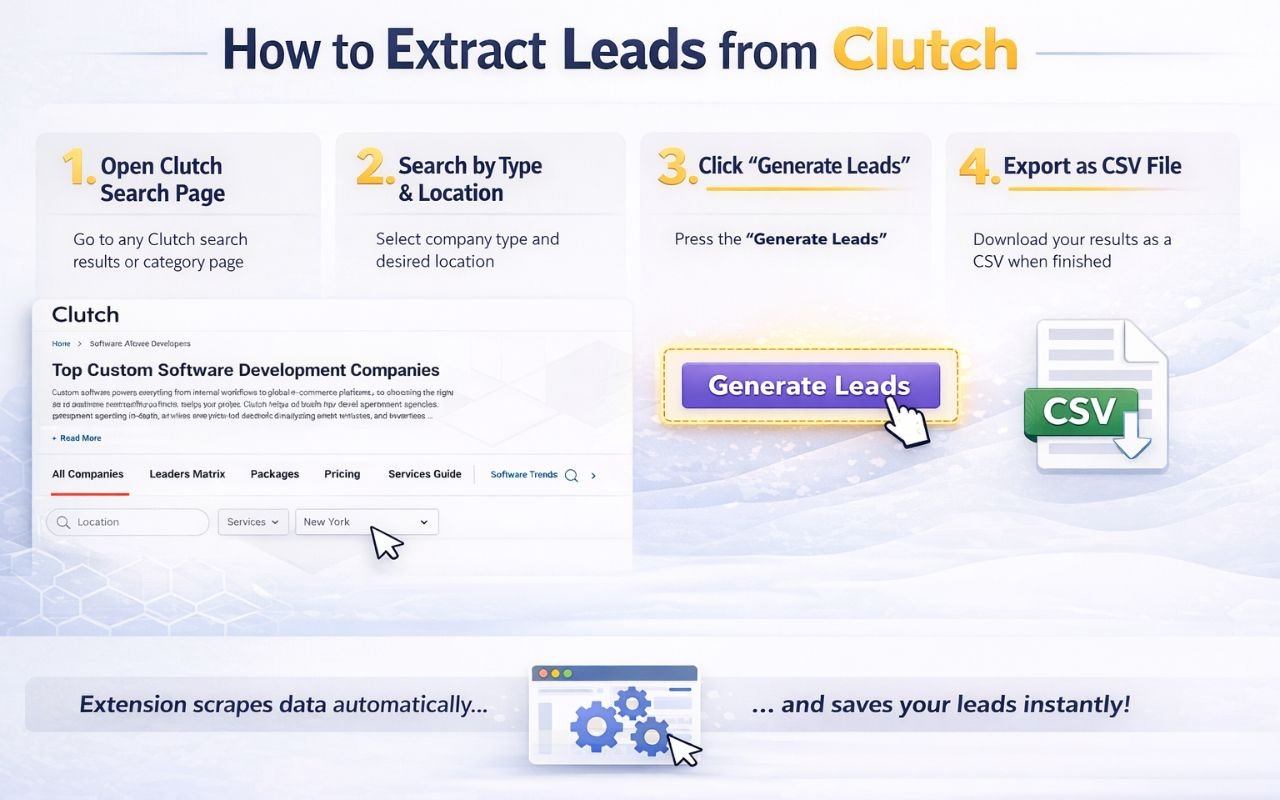 Clutch.co Emails Finder & Scraper gallery image