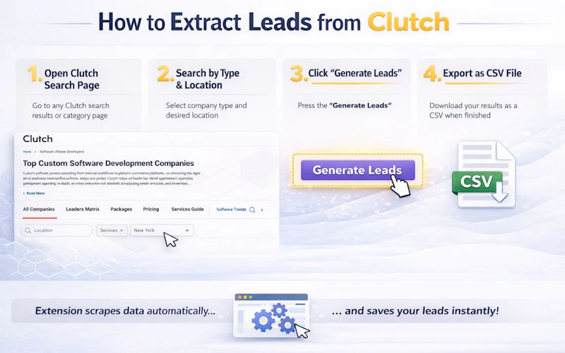 Clutch.co Emails Finder & Scraper screenshot 2