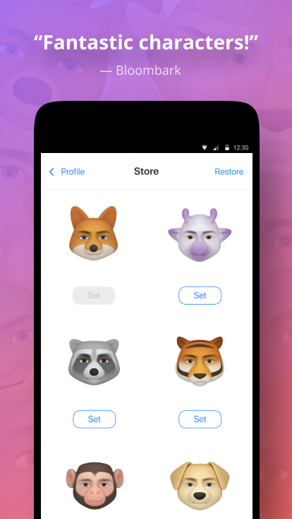 Chudo 2.0 - Messenger with 3D avatar maker