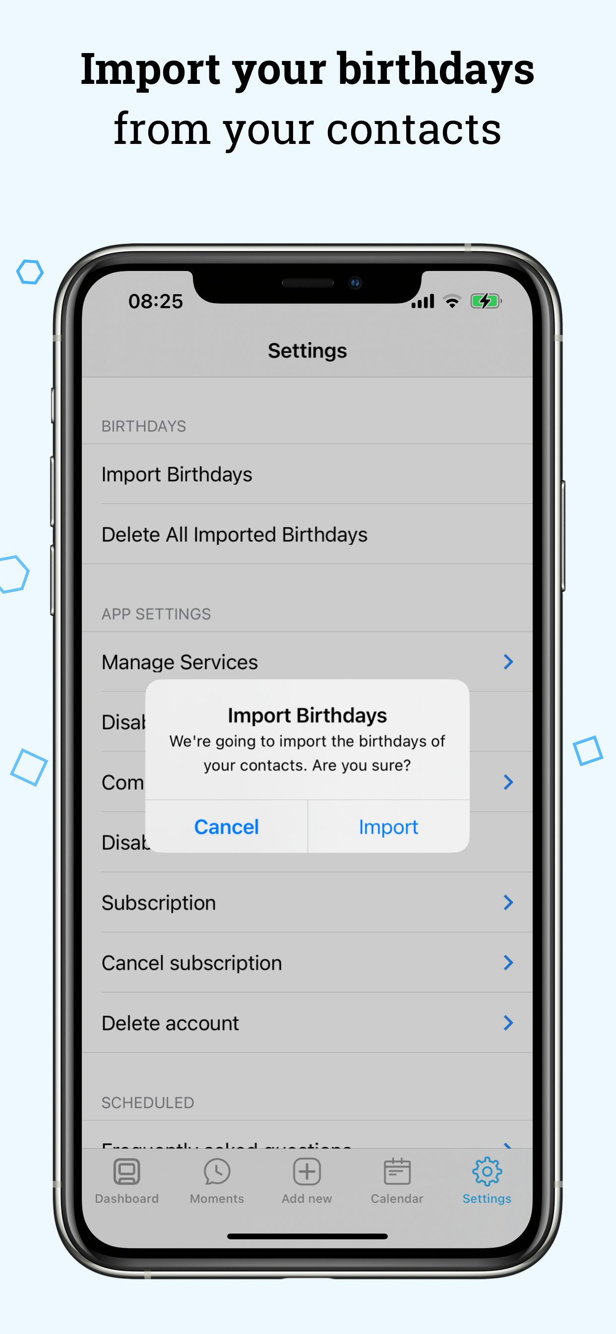 Mídia 6 de Programado para mensagens iOS e whatsapp - Agende seus textos através de mensagens iOS e whatsapp