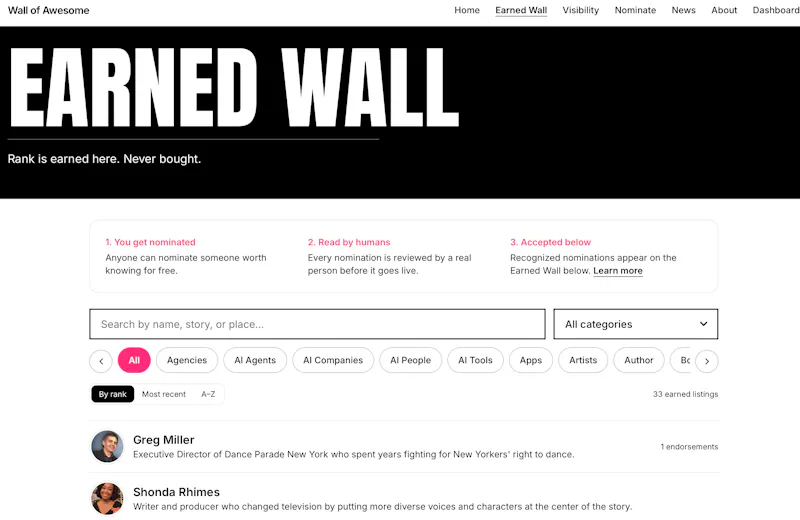Wall of Awesome  screenshot 2