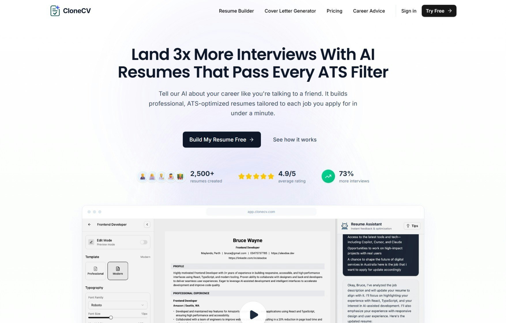 CloneCV gallery image