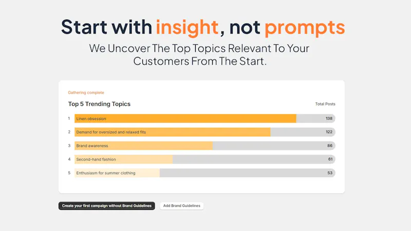 DataVinci ‑ Insights to Ads screenshot 3