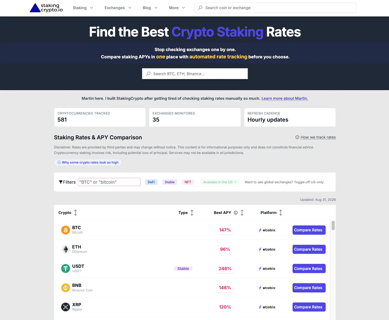 StakingCrypto screenshot 2