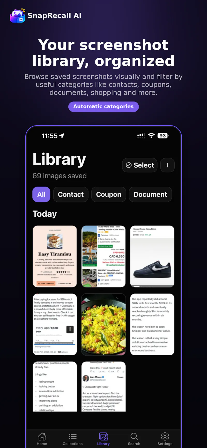 SnapRecall Ai - Screenshot organizer screenshot 4