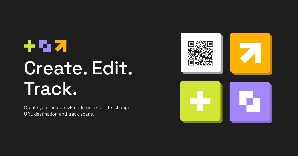 QRTools – Smart Dynamic QR Codes - Main product screenshot demonstrating key features and user interface