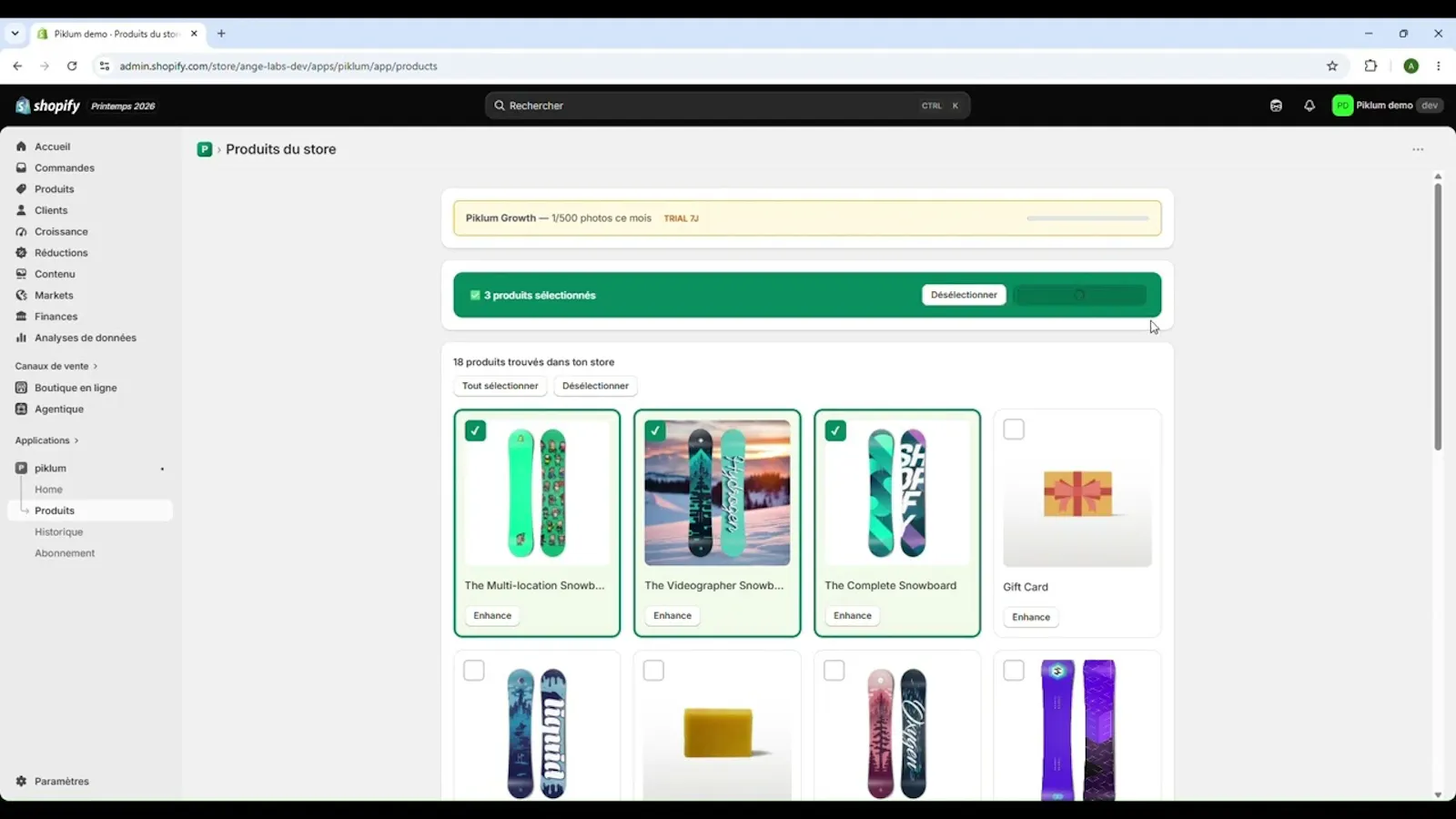 Piklum — AI Photo + SEO screenshot 1 (video preview)
