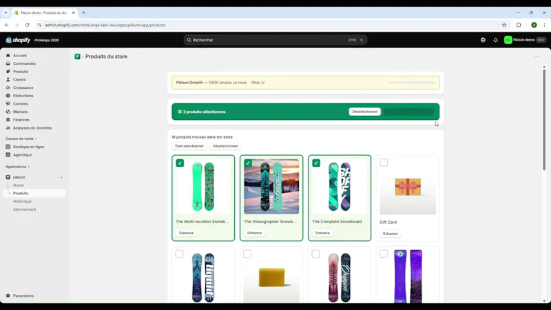 Piklum — AI Photo + SEO screenshot 1 (video preview)