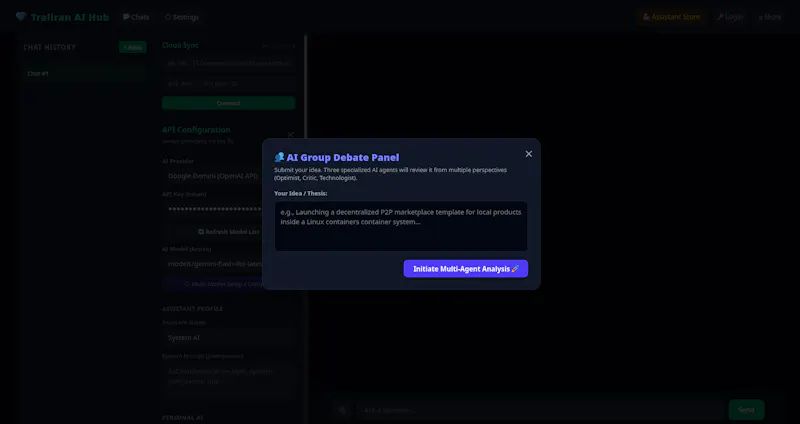 Traliran AI Hub screenshot 2