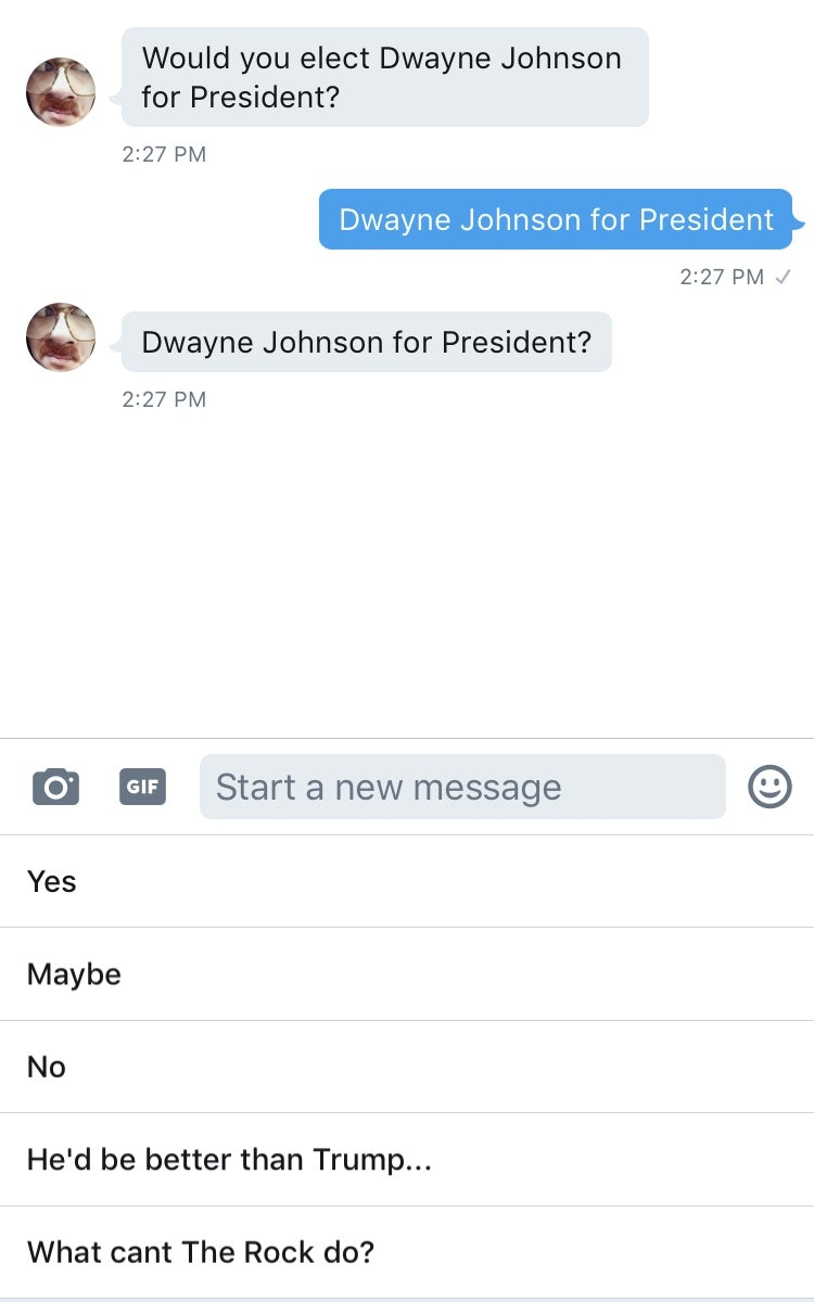 Dwayne Johnson for President? gallery image