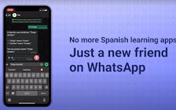 Pal - Learn Spanish on WhatsApp media 2