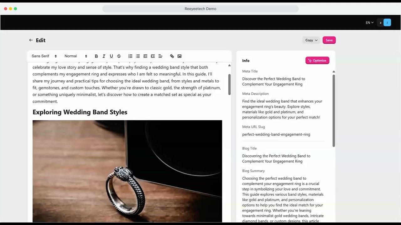 EchoNow SEO gallery image