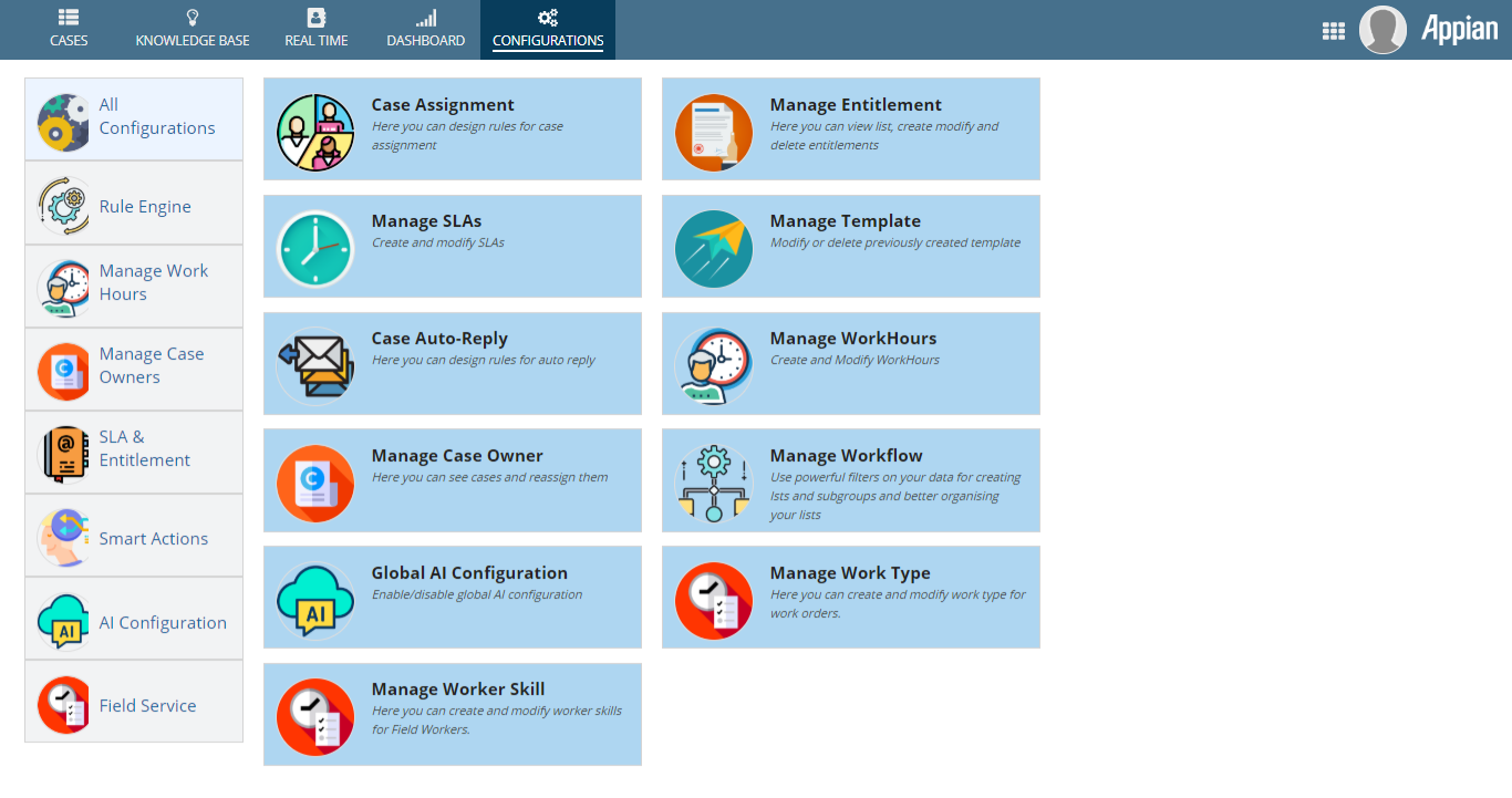 Appian Application Customer Service 360 gallery image