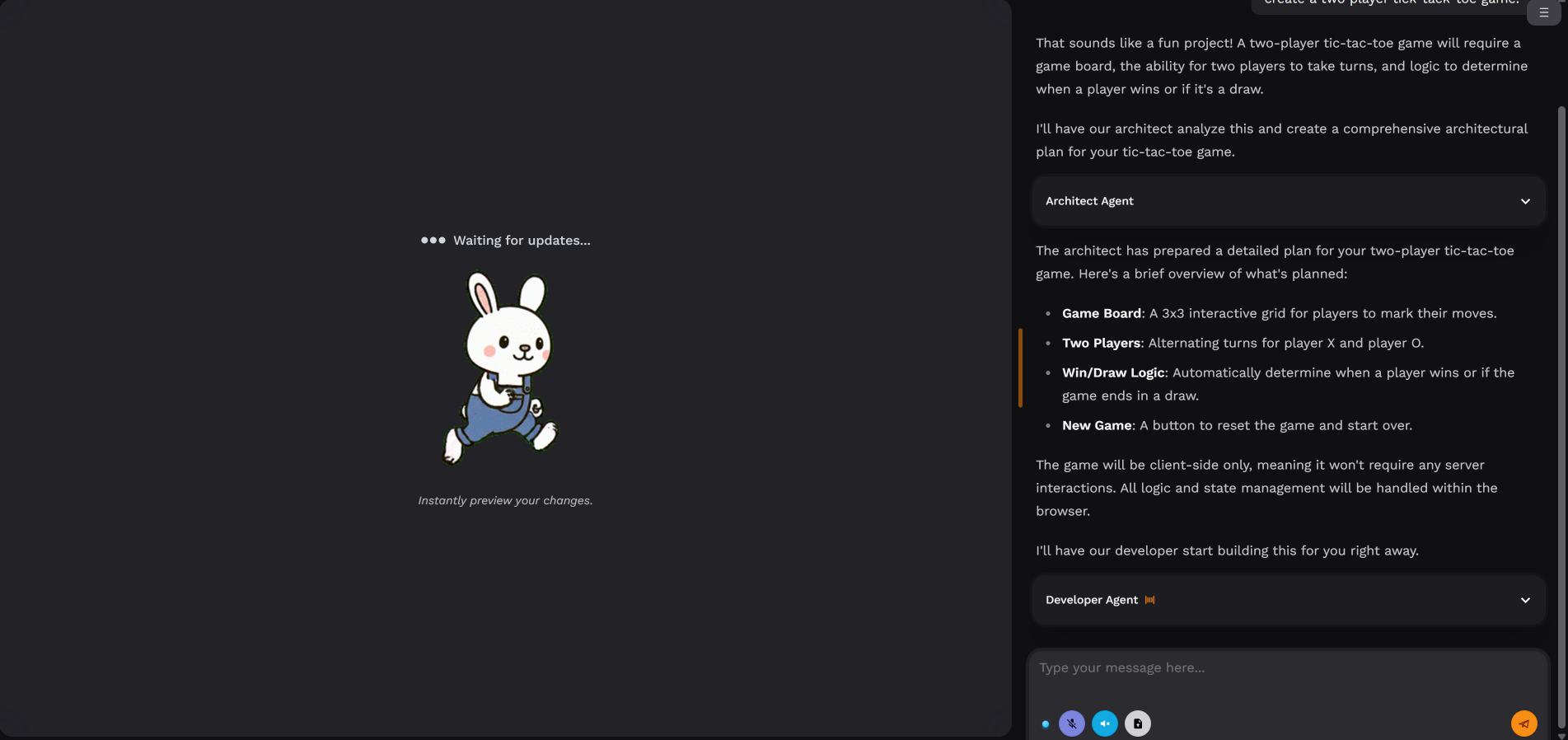 bunnies.build - Erstellen Sie liebenswerte kleine Apps mit Ihrer Stimme in Ihrem Browser Medien 5