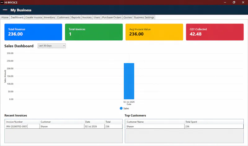 Hi Invoice screenshot 4