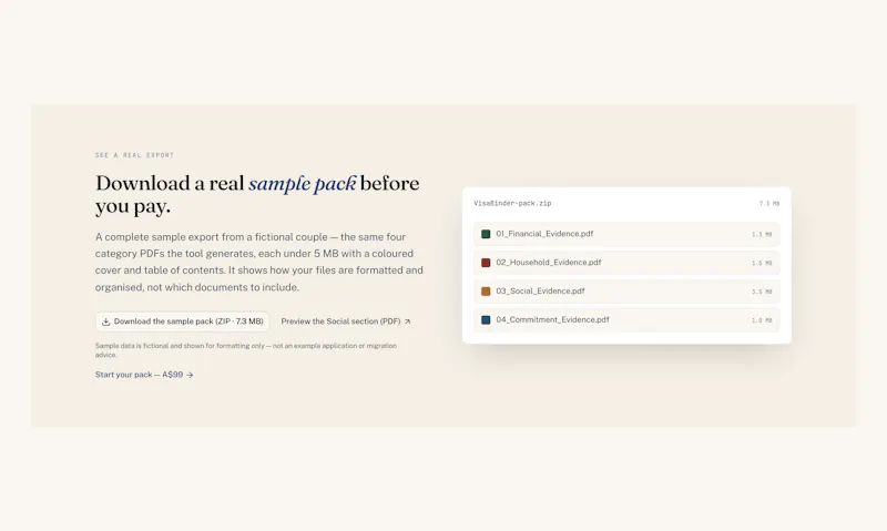 VisaBinder screenshot 4