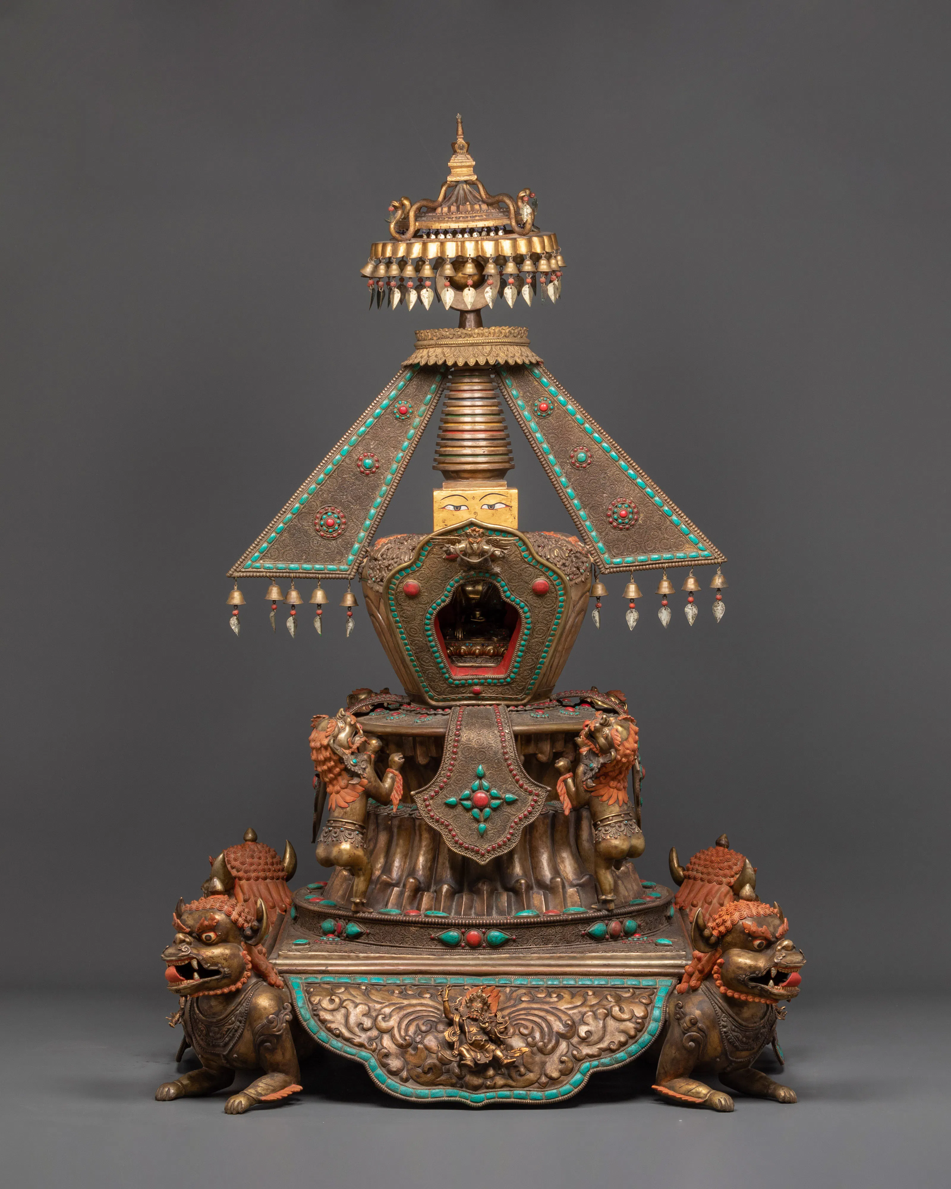 Handcrafted Altar Shrine Stupa