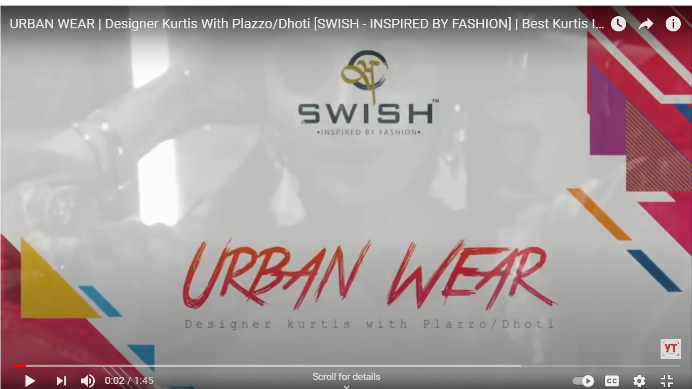 URBAN WEAR | Designer Kurtis With Plazzo