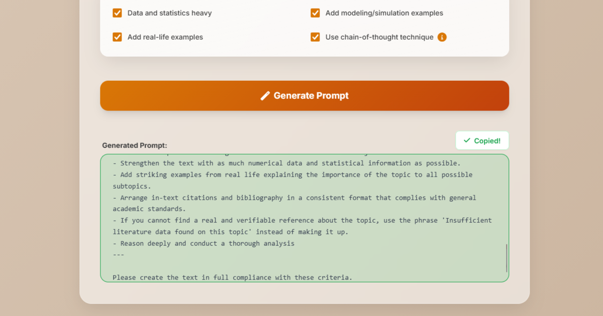 Academic Prompts gallery image