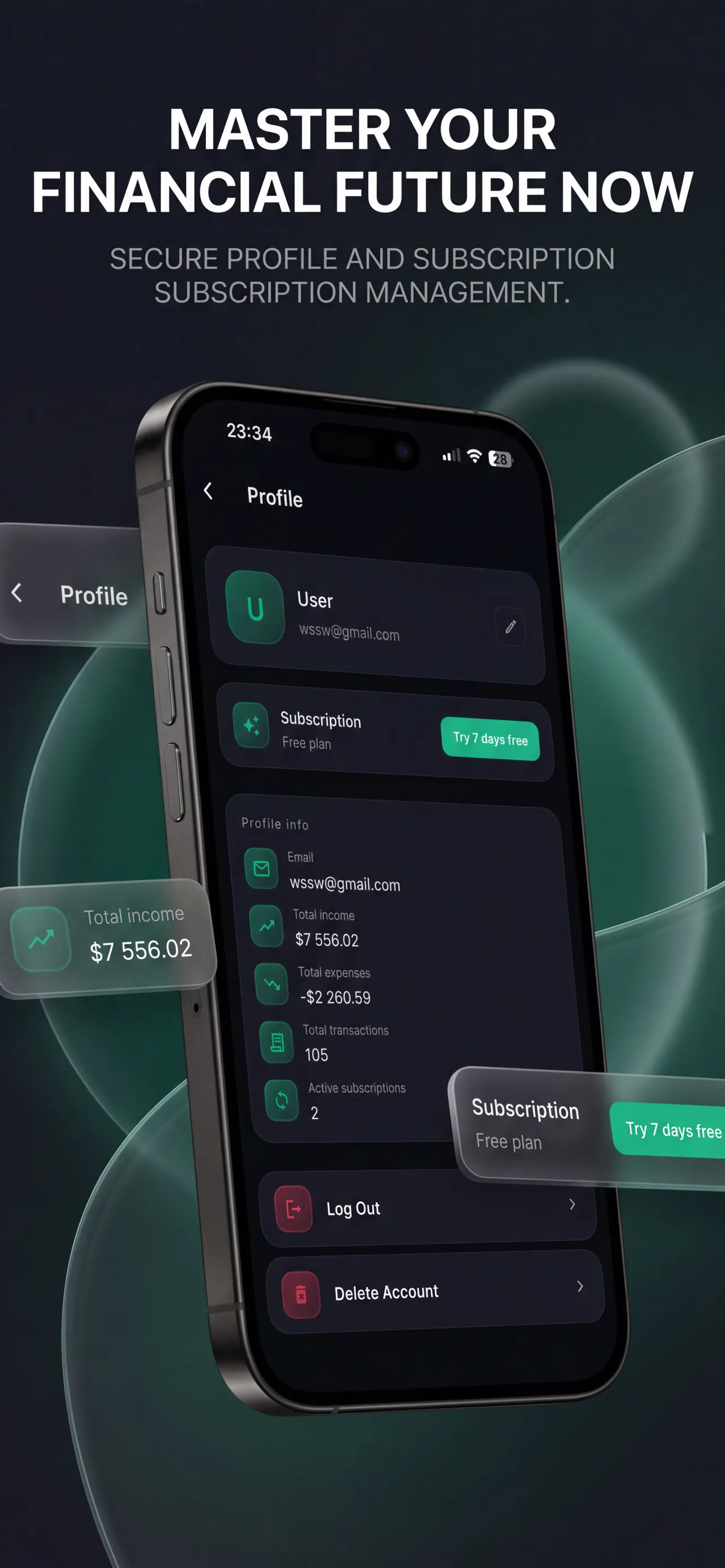 Finance App: AI Tracker gallery image