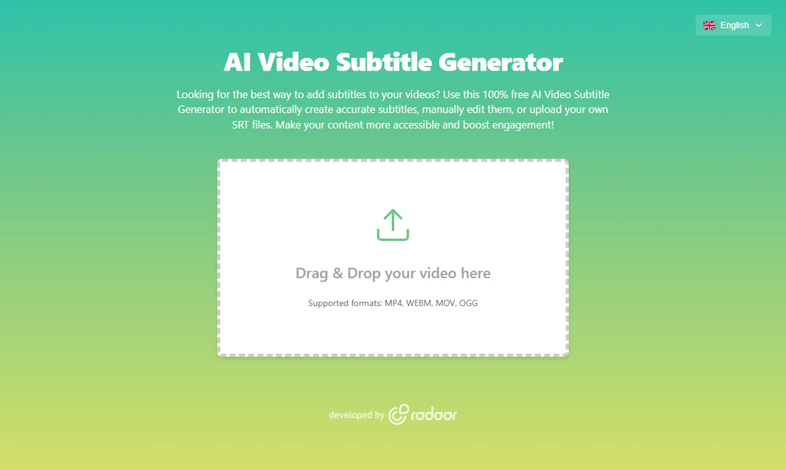 AI Video Subtitle Generator screenshot 1