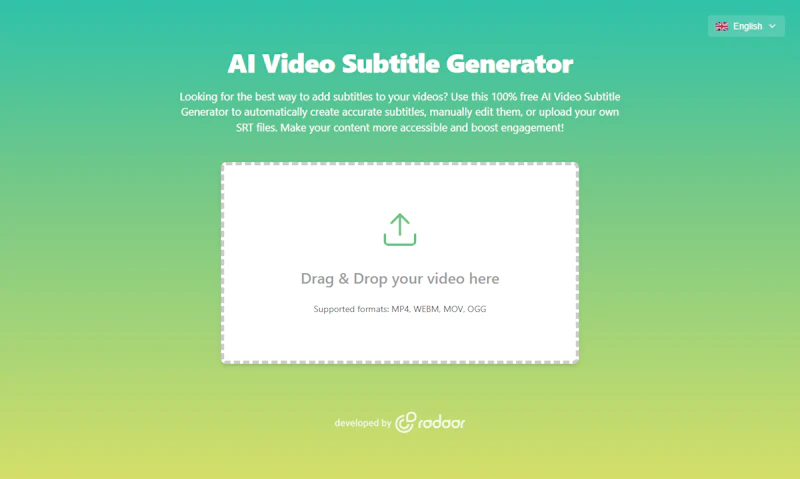 AI Video Subtitle Generator screenshot 1