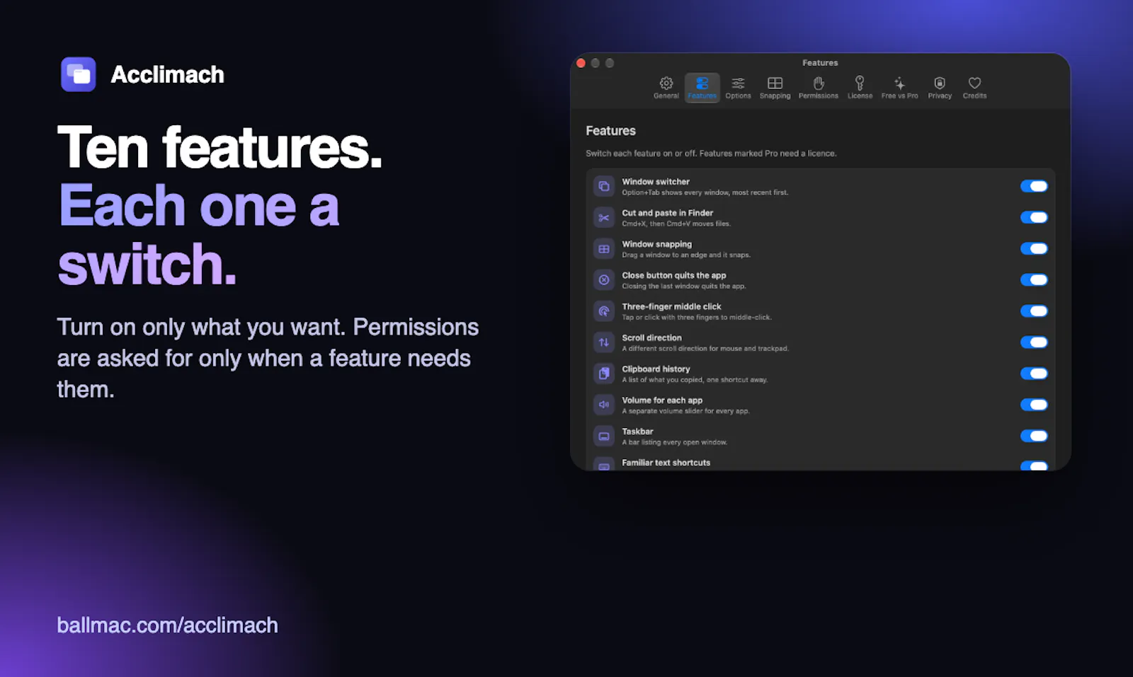 Acclimach screenshot 5