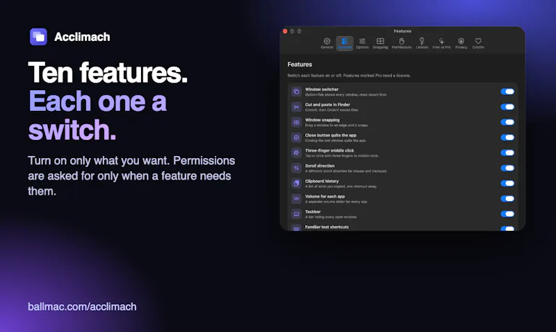Acclimach screenshot 5