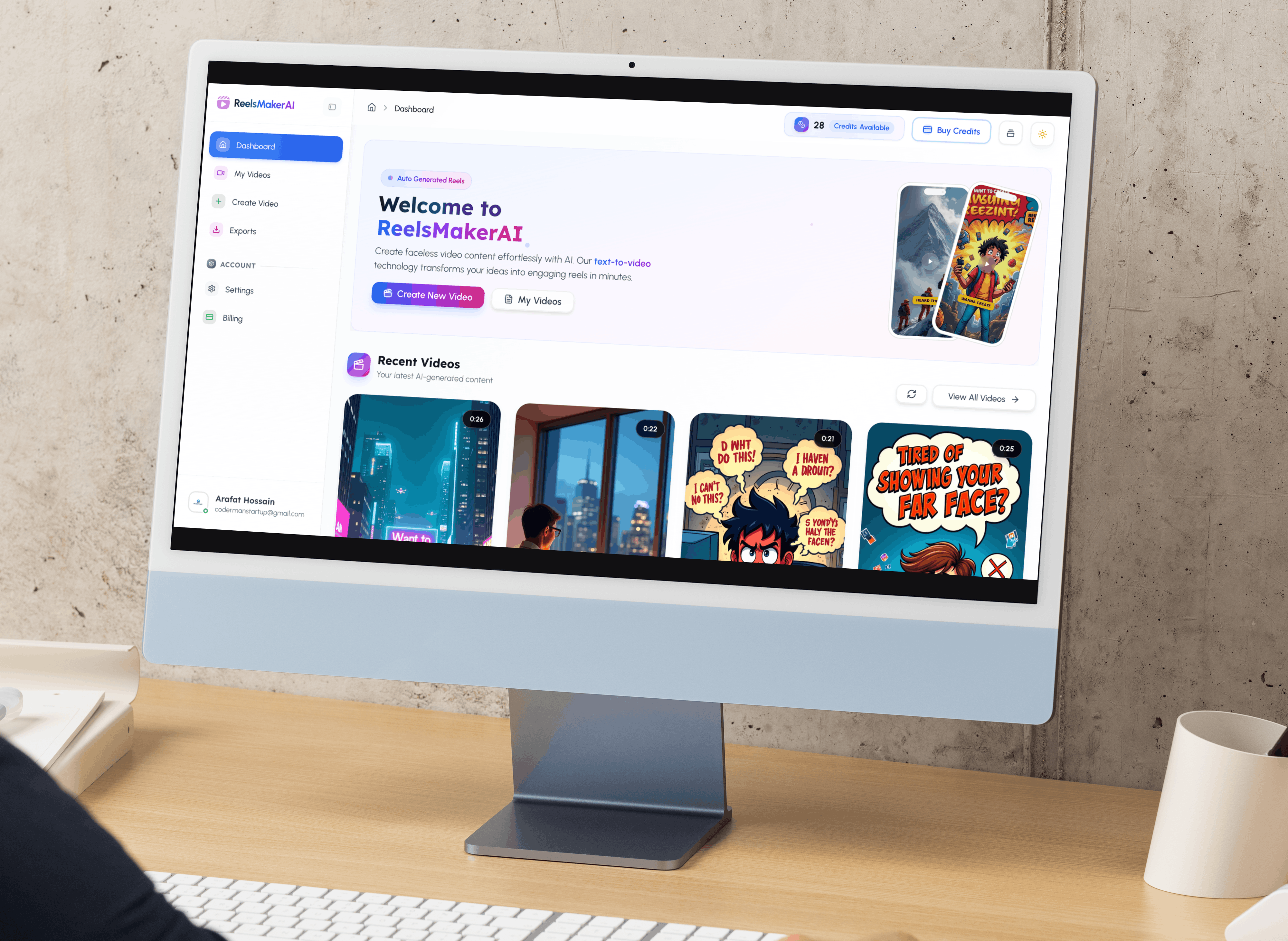 ReelsMakerAI gallery image