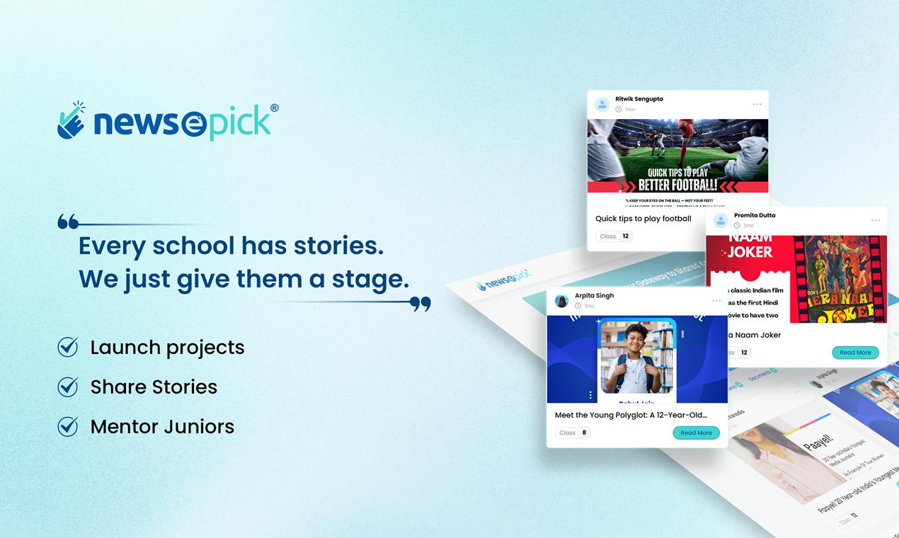 Mídia 5 de Newsepick - Ambiente de aprendizado colaborativo para escolas