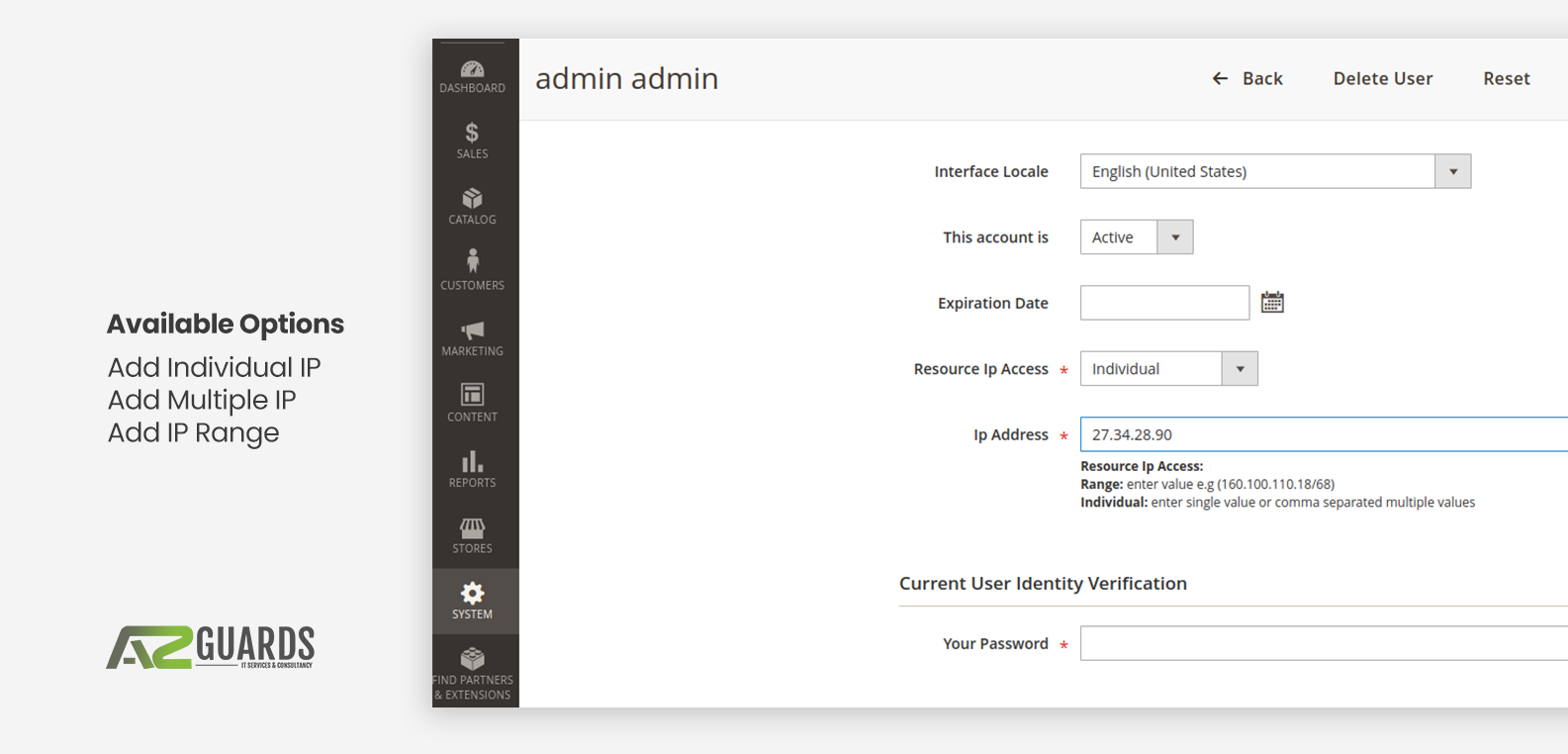 Escudo de administración - Restrictor de IP para Magento 2 media 3