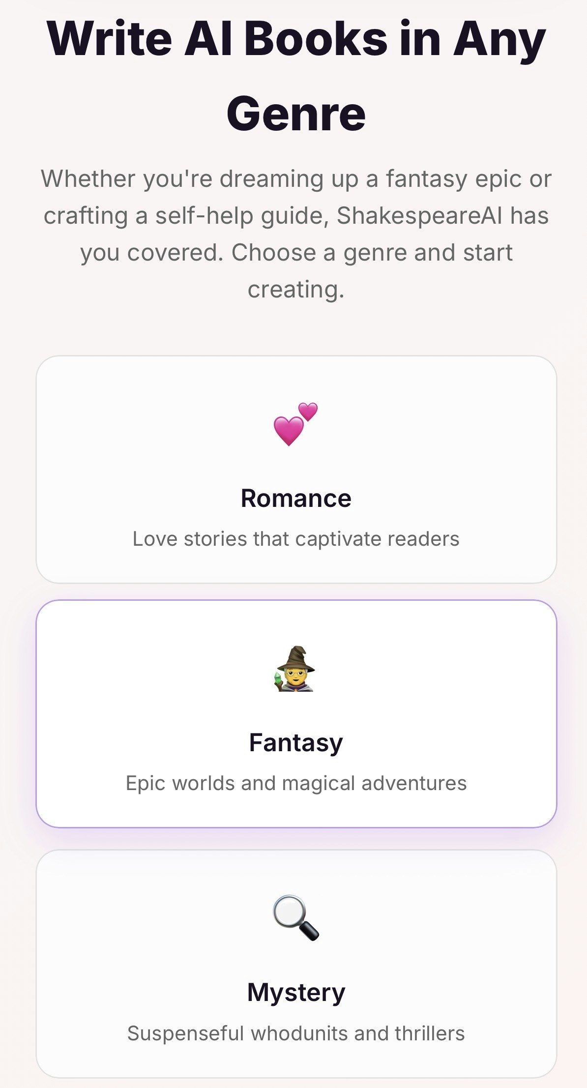Shakespeare AI gallery image