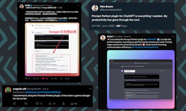 Prompt Perfect ChatGPT Plugin gallery image