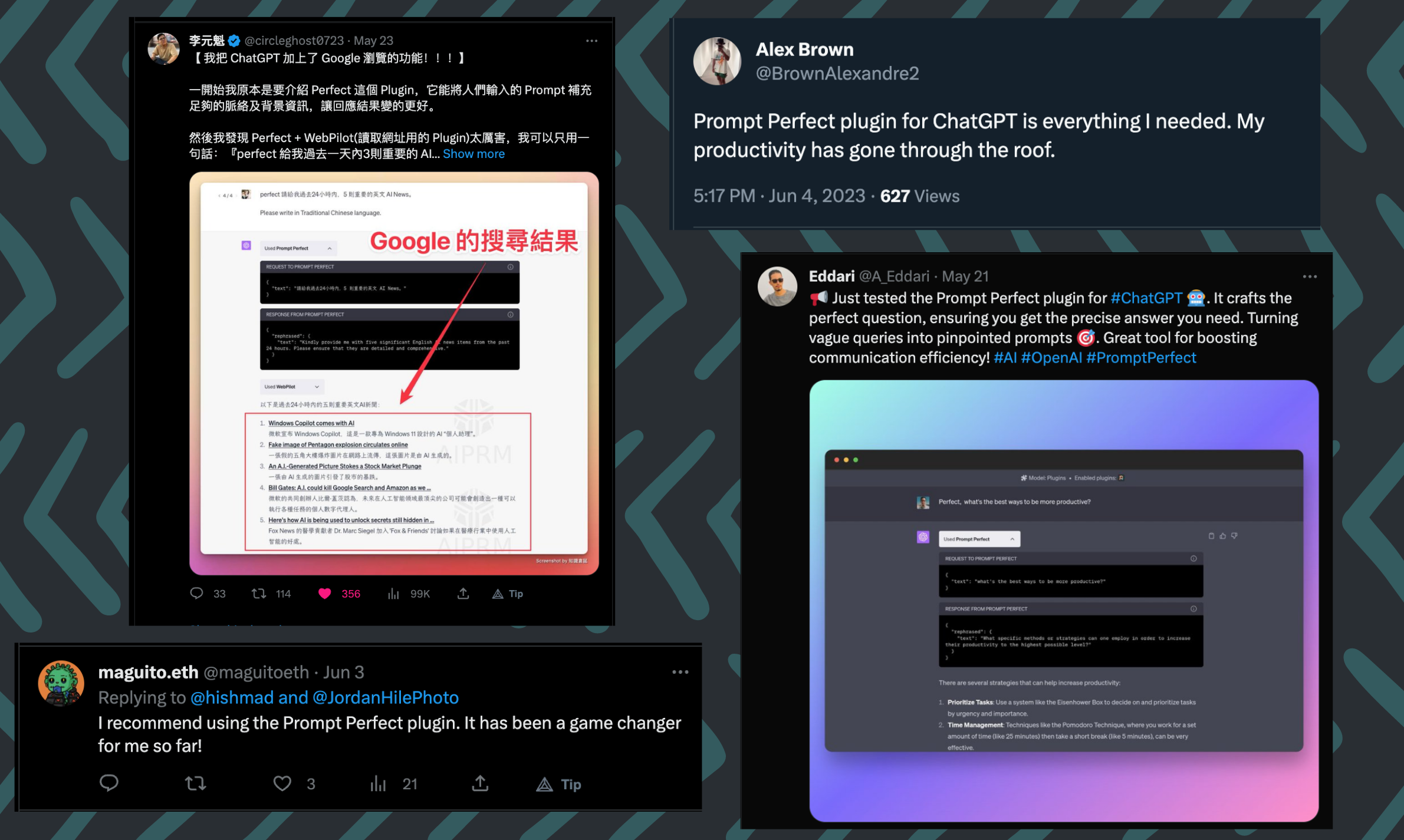 Mídia 5 de Plugin de chatgpt perfeito perfeito - Digite uma palavra para aperfeiçoar seu prompt diretamente no chatgpt