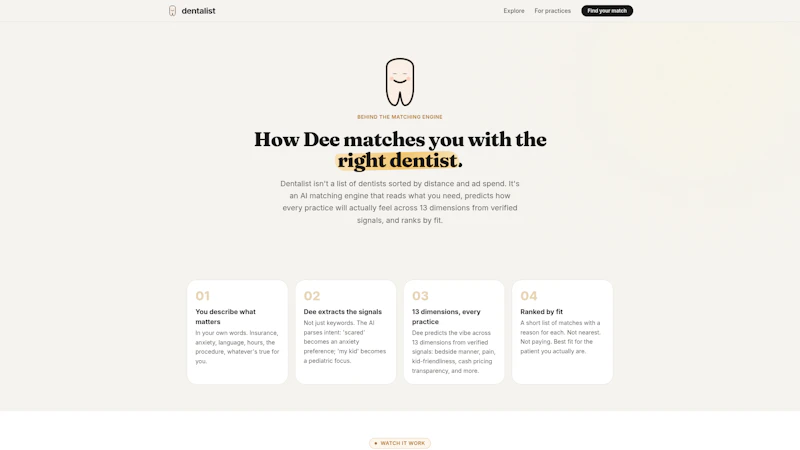 Dentalist.ai screenshot 2