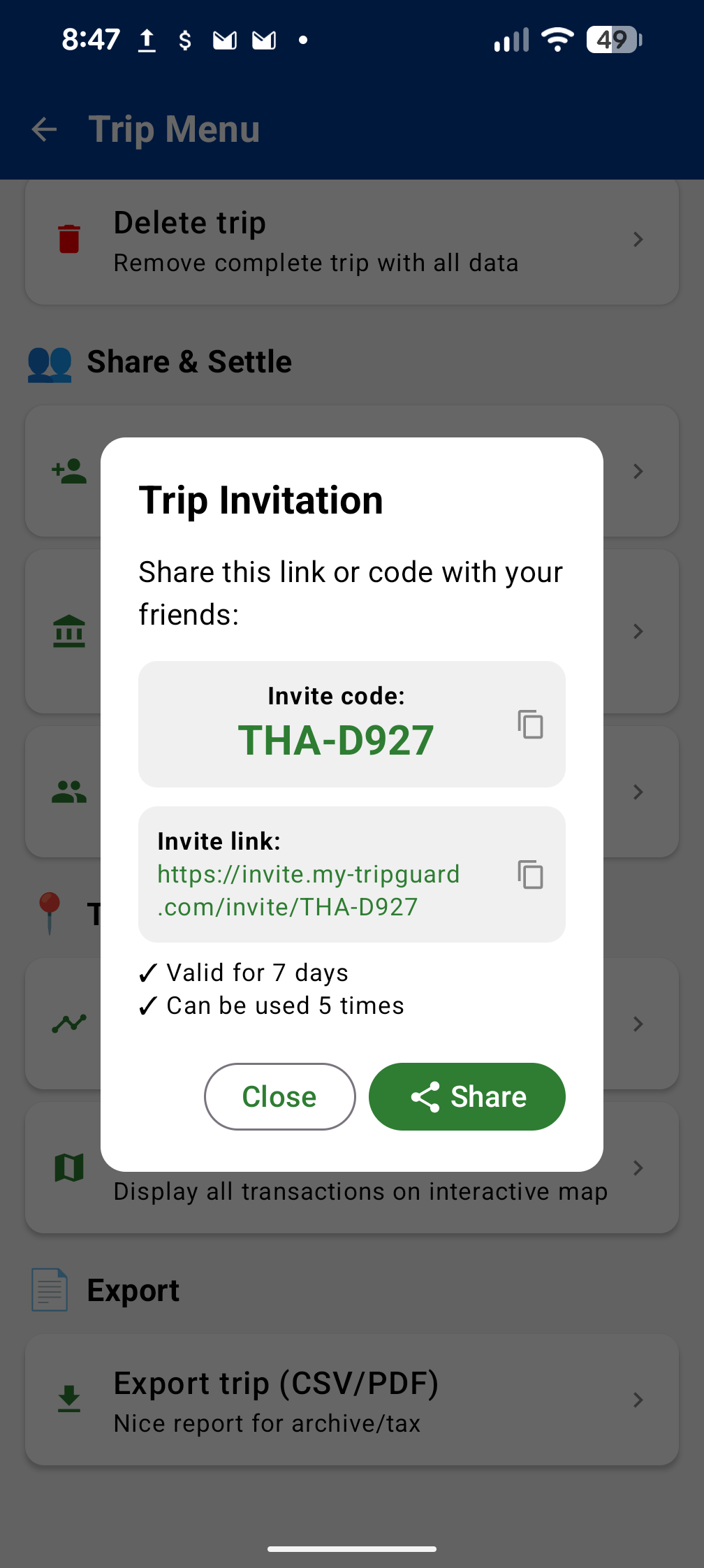 TripGuard gallery image