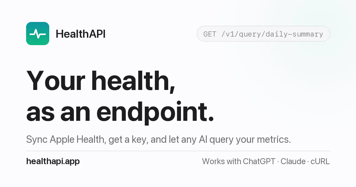 HealthAPI gallery image