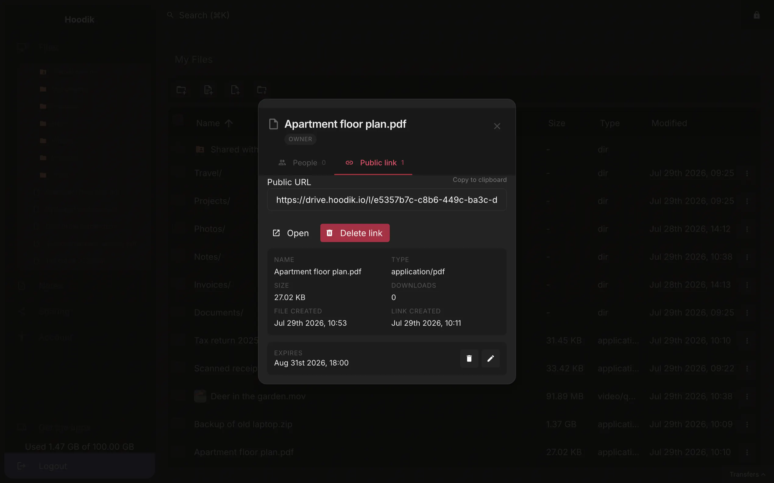 Hoodik Cloud screenshot 5