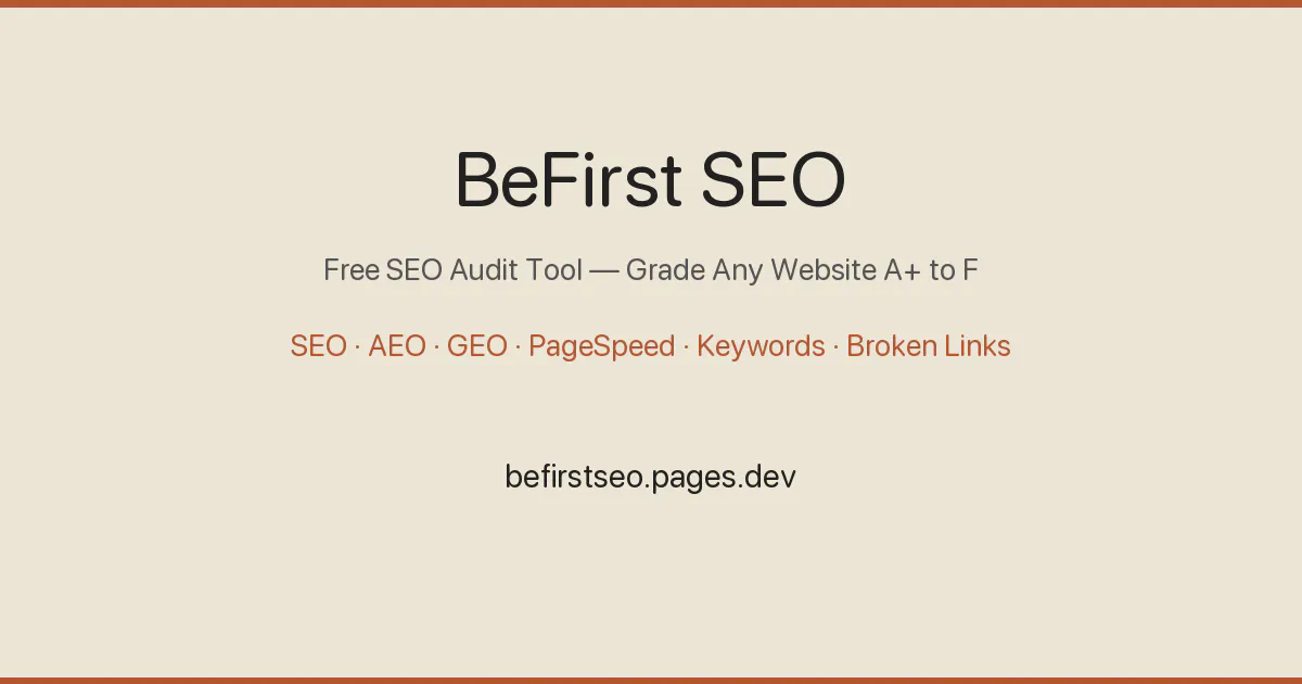 BeFirst SEO gallery image