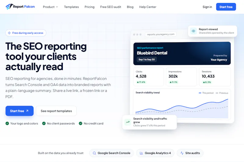 ReportFalcon screenshot 1