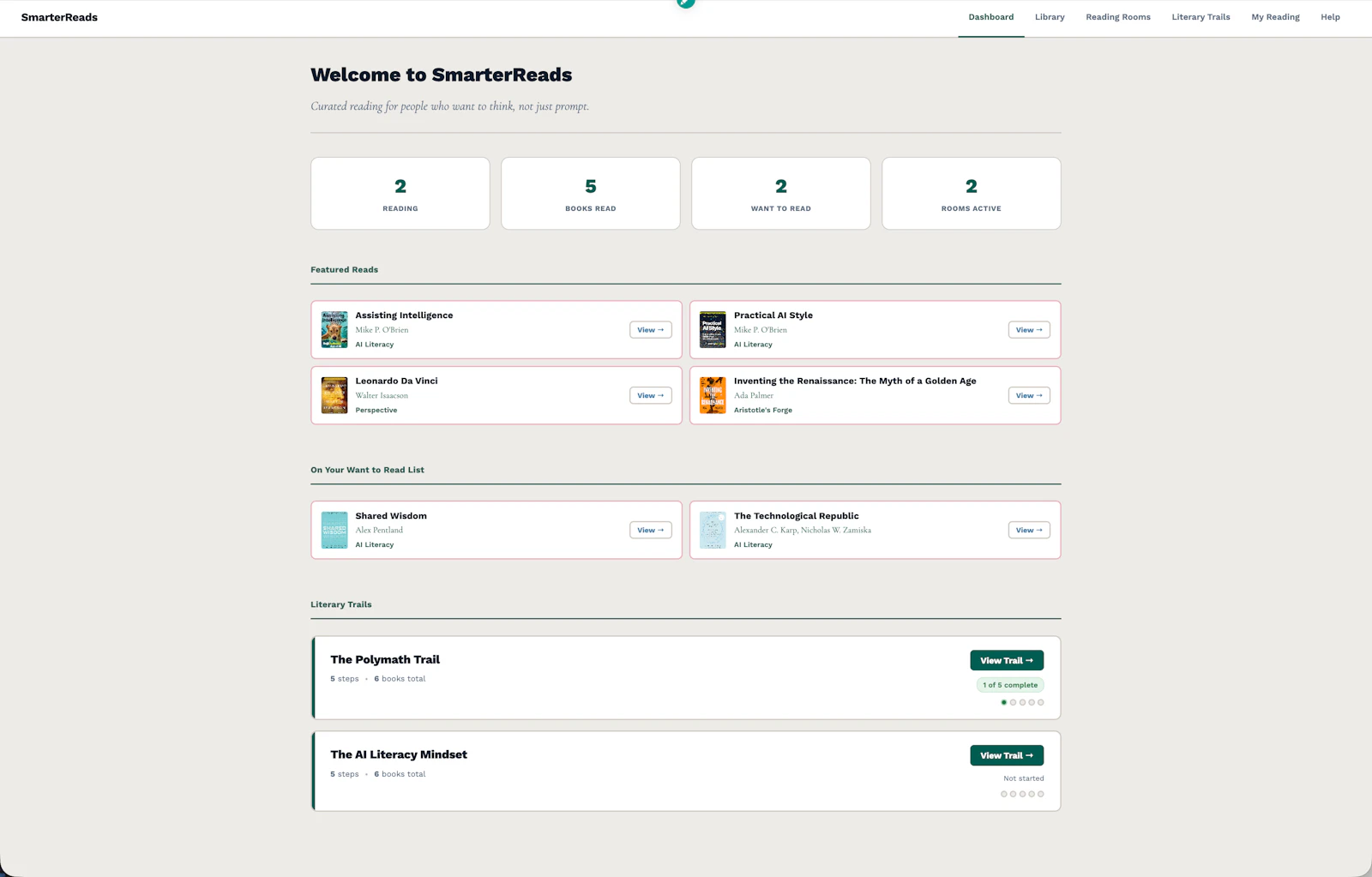 SmarterReads Corporate Reading Programs screenshot 1