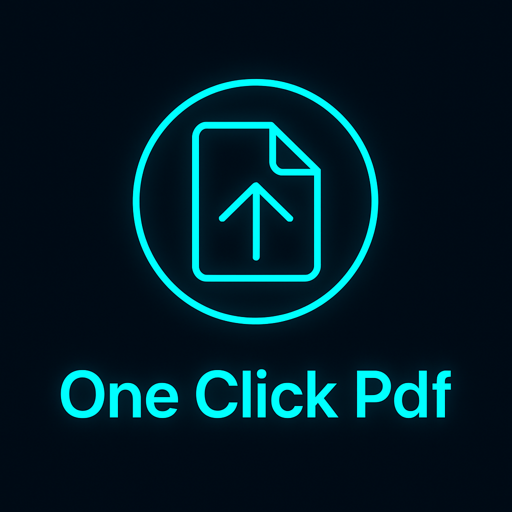 One Click Pdf logo