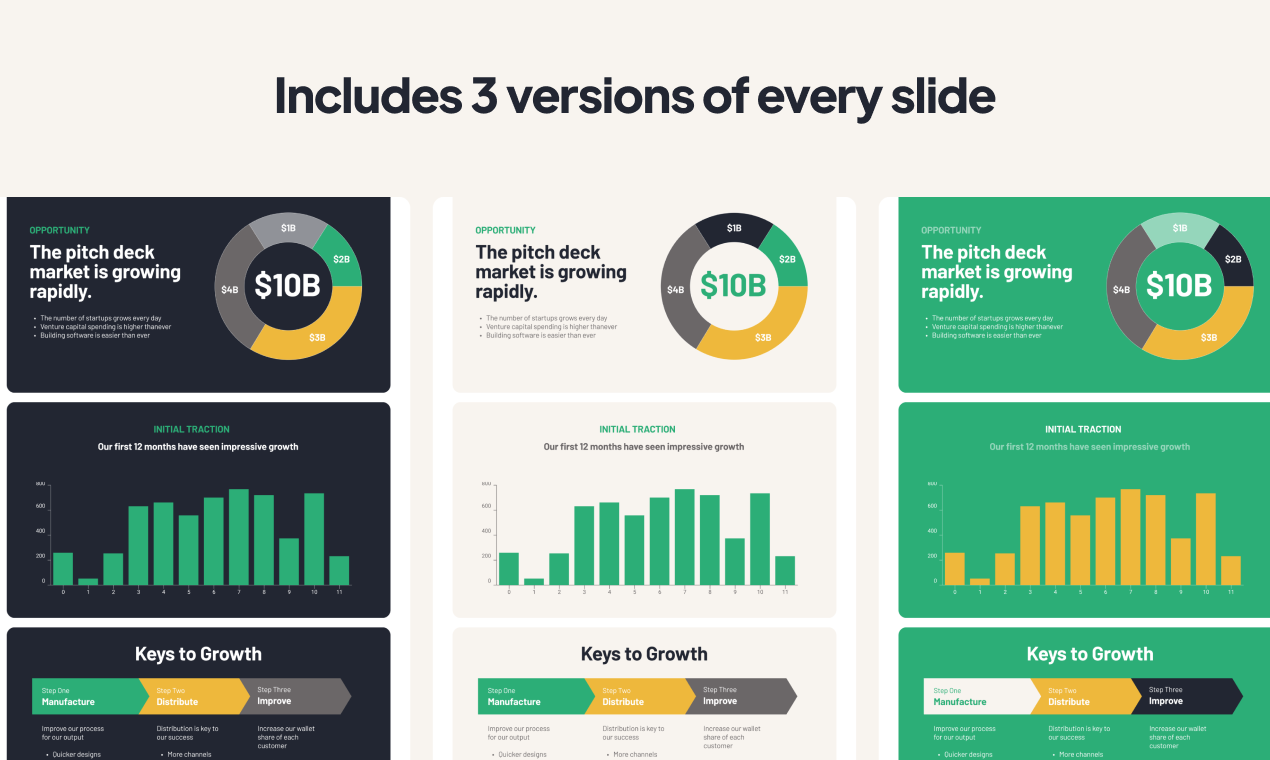 The Startup Pitch Deck Template gallery image